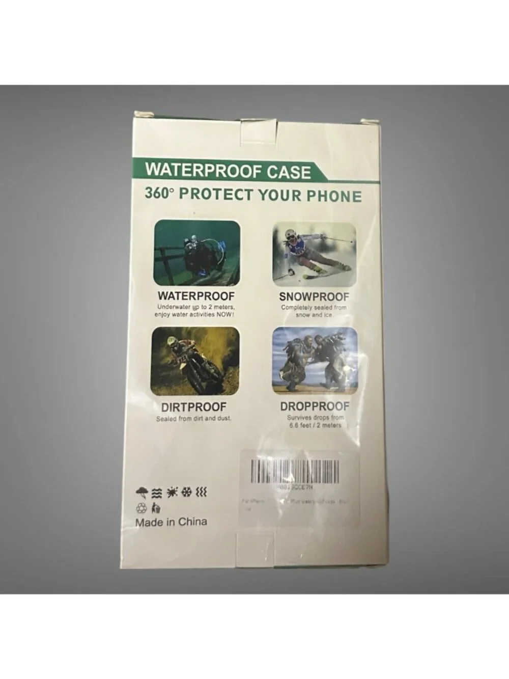 Waterproof Case For iPhone 7/8 Plus 360° Dirtproof Snowproof Dropproof Scratch R